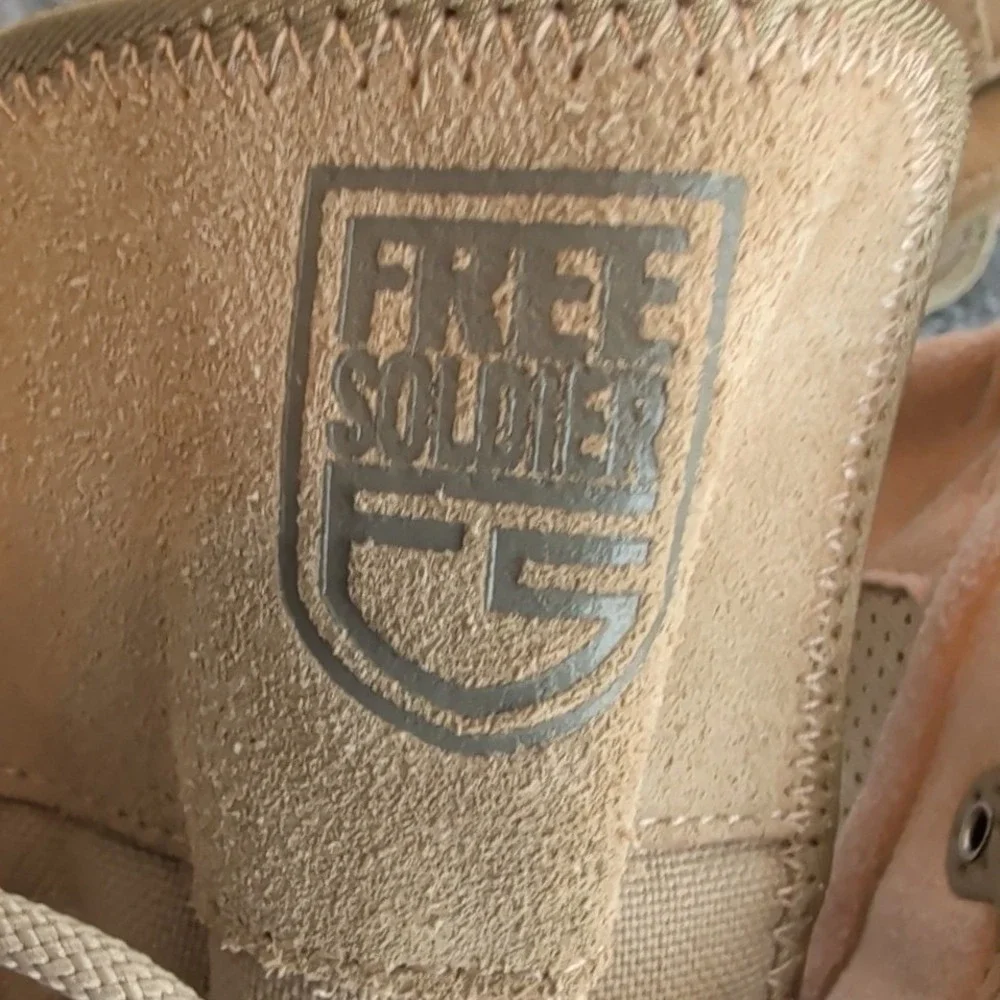 Free Soldier Tactical Mens Tan Work Boots ACC0014 Curdura Fabric 8
